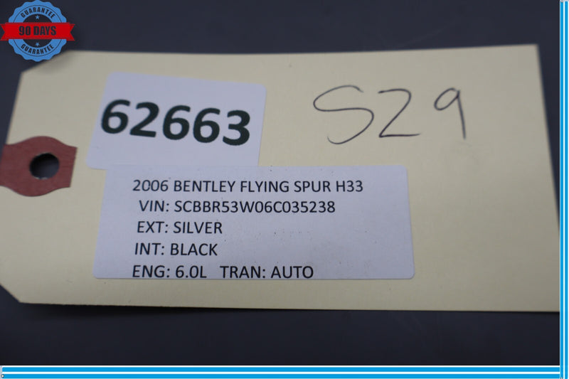 Load image into Gallery viewer, 06-12 Bentley Continental Flying Spur Rear Left Side Interior Door Panel Oem
