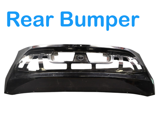 14-17 BMW i3 i3s Rear Bumper Cover Panel Assembly Black 737057703 Oem