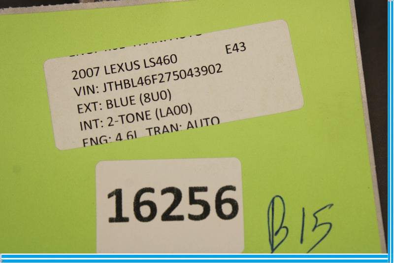 Load image into Gallery viewer, 07-17 Lexus LS460 Rear Left Quarter C Pillar Speaker Mark Levinson Oem
