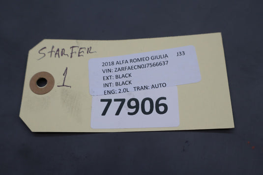 17-24 Alfa Romeo Giulia 952 Engine Motor Starter Assembly Bosch Oem
