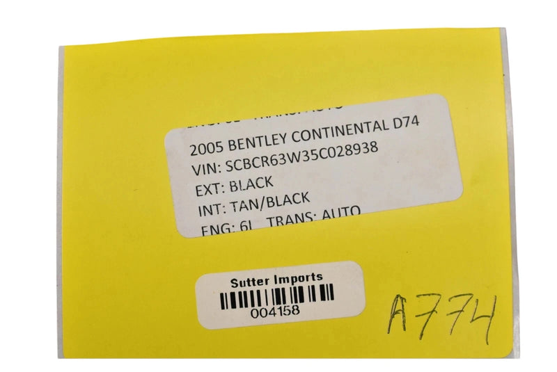 Load image into Gallery viewer, 03-10 Bentley Continental GT Coupe Rear Right Trunk Quarter Trim Cover Panel OEM
