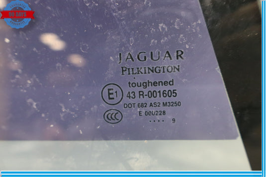 07-15 Jaguar XF XFR XK XKR X250 Rear Right Passenger Quarter Window Glass Oem