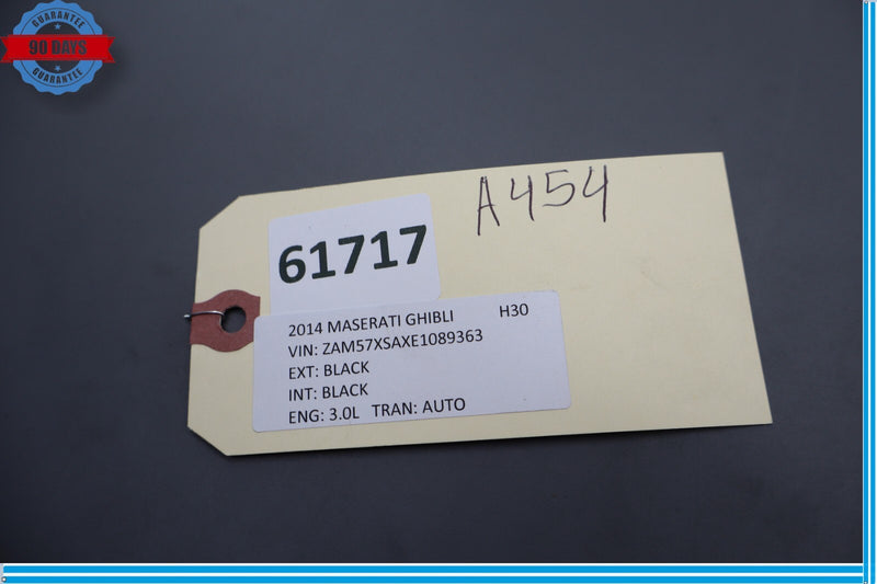 Load image into Gallery viewer, 14-17 Maserati Ghibli Front Left Lumbar Power Seat Switch Control Module Oem
