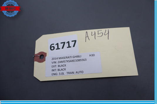 14-17 Maserati Ghibli Front Left Lumbar Power Seat Switch Control Module Oem