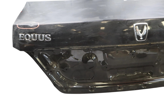 11-16 Hyundai Equus Tailgate Liftgate Trunk Lid Cover Panel Assembly Black Oem