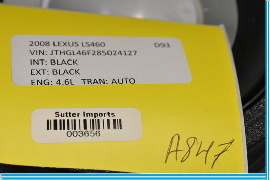 07-17 Lexus LS460 LS460L Rear Right Passenger Door Speaker Mark Levinson Oem