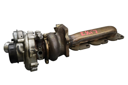 11-20 Mercedes GL550 M278 Left Side Turbocharger Turbo Charger Manifold Oem