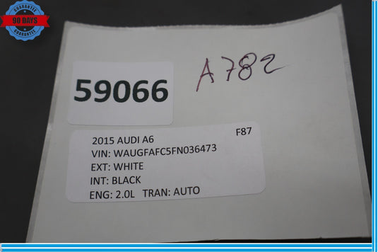 12-18 Audi A6 Front Left Driver Side Dash AC A/C Air Vent Trim Panel Cover Oem