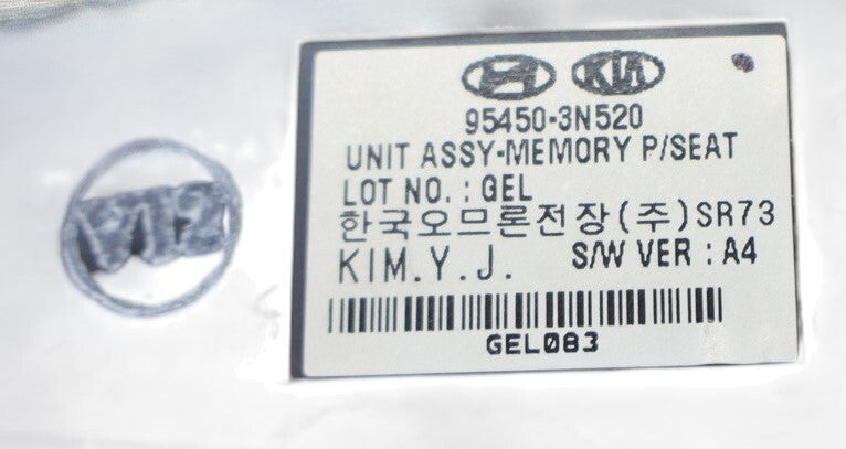 Load image into Gallery viewer, 11-13 Hyundai Equus Front Left Memory Power Seat Control Module 95450-3N520 Oem
