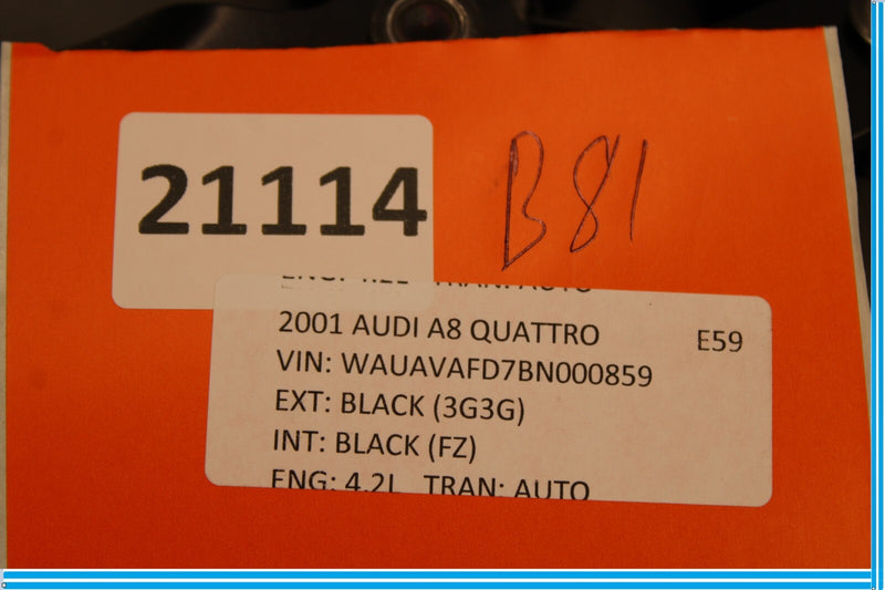 Load image into Gallery viewer, 11-18 Audi A8 Quattro Rear Center Double Seat Belt Buckle Receiver Oem
