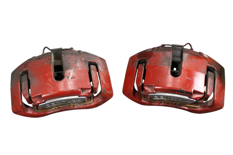 Load image into Gallery viewer, 05-11 Bentley Continental Front Left &amp; Right Side Brake Calipers Red OEM
