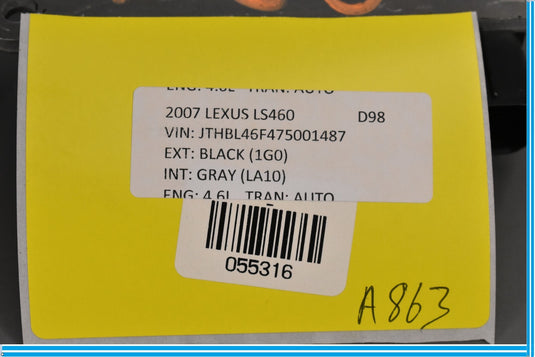 07-17 Lexus LS460 Injector Driver Intake Manifold Control Module Unit ECU Oem