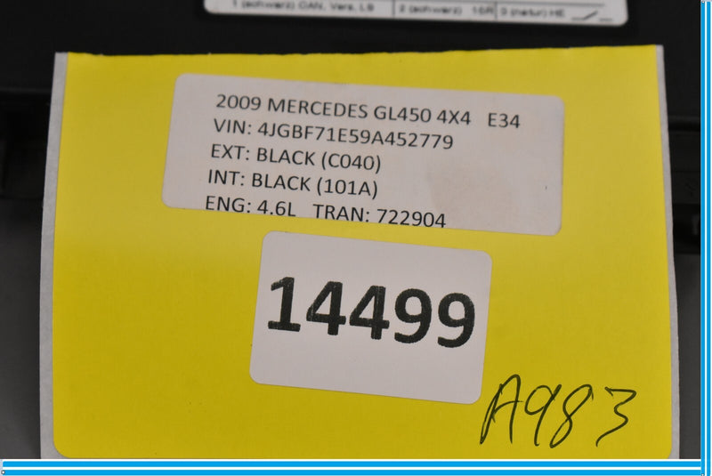 Load image into Gallery viewer, 06-12 Mercedes W164 GL500 GL450 Front Right Side Seat Control Module ECU Oem
