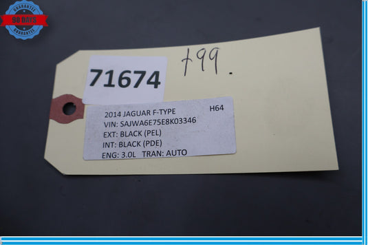 14-24 Jaguar X152 F-Type Left Driver Side Door Forward Molding Trim Cover Oem