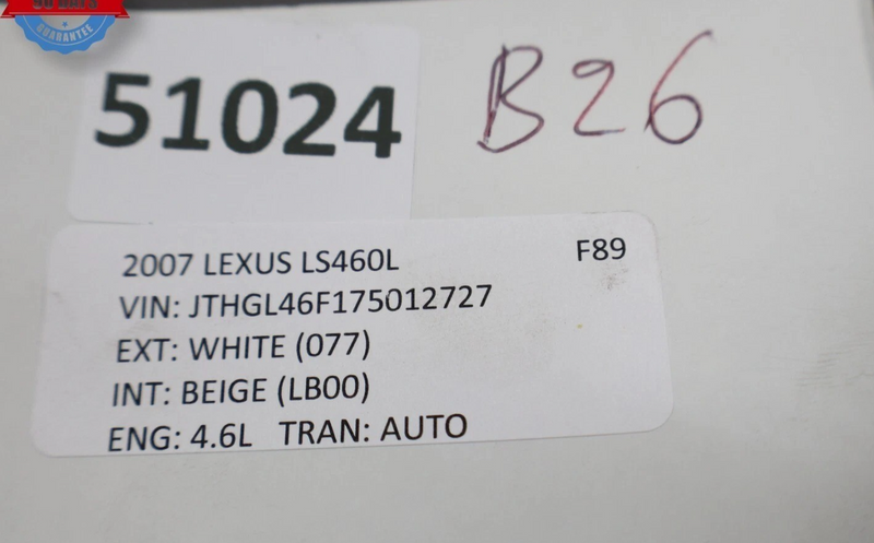 Load image into Gallery viewer, 07-09 Lexus LS460 LS460L Center Console Ash Tray Ashtray Lighter Holder Oem

