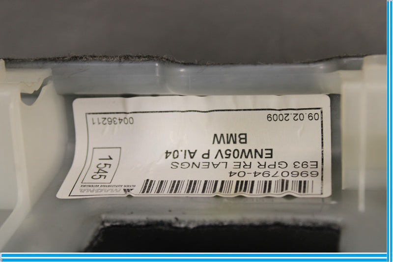 Load image into Gallery viewer, 07-12 BMW 328i Convertible Rear Right Side Trunk Carpet Trim Panel Oem
