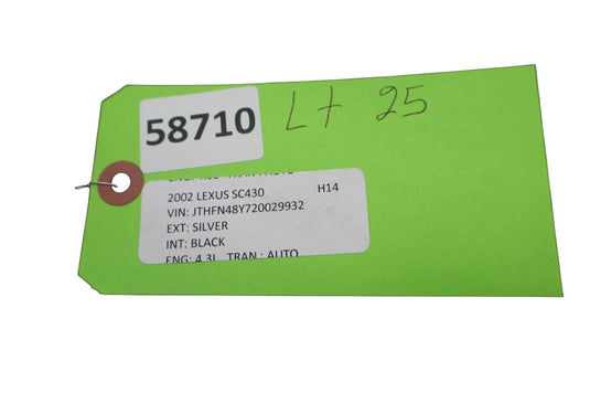 02-10 Lexus SC430 Convertible Trunk Left Driver Side Panel Cover Trim Oem