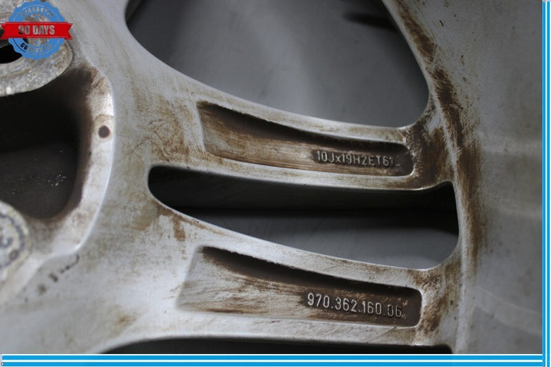 Load image into Gallery viewer, 10-16 Porsche Panamera 970 10 X 19 19" 5 Spoke Rear Wheel Rim Silver Oem
