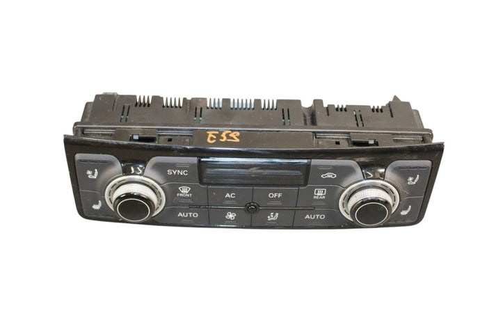 11-14 Audi A8 Quattro AC A/C Air Conditioning Temperature Control Panel Oem