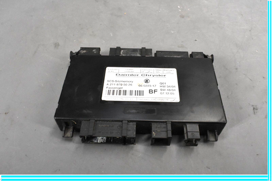 03-11 Mercedes SLK280 SLK350 Front Right Side Seat Control Module Oem