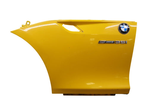 09-12 BMW E89 Z4 3.0L Front Left Driver Side Fender Cover Panel Yellow Oem