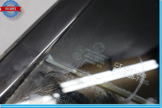 10-17 BMW 535i GT xDrive Rear Left Driver Side Quarter Window Glass Oem