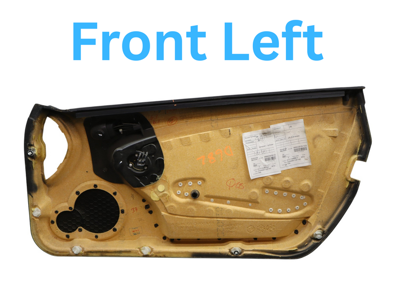 Load image into Gallery viewer, 05-11 Mercedes SLK280 R171 Front Left Side Interior Door Panel Cover Black Oem
