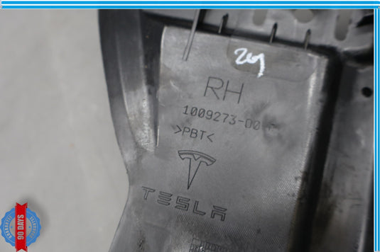 12-20 Tesla Model S Rear Right Side C Pillar Mount Support Bracket Black Oem