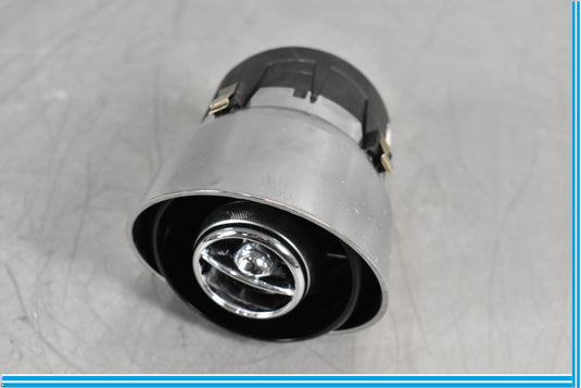 10-15 Jaguar XJ XJL X351 Front Center Dash Vent Chrome Middle AC Heat Round Oem