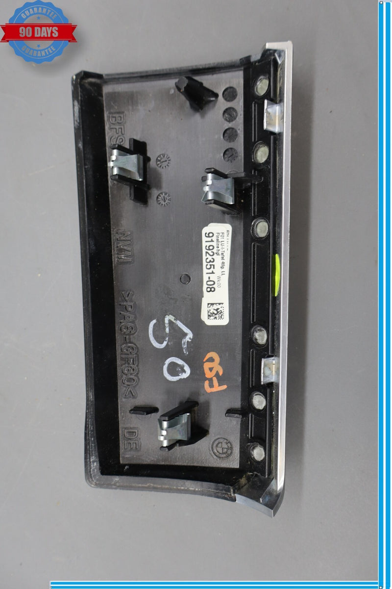 Load image into Gallery viewer, 09-15 BMW 740i 750Li xDrive Front Dash Climate Control Switch Trim Bezel Oem
