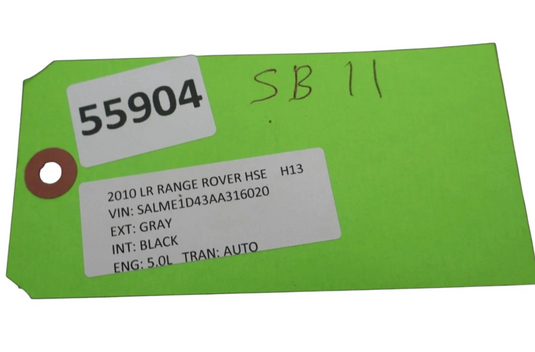 10-12 Land Rover Range Rover Front Right Side Seat Back Cover Trim Panel Oem