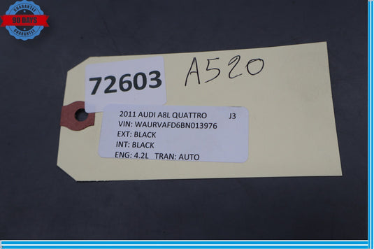 11-18 Audi A8 A8L Quattro Left Driver Side Fuse Box Dash Cover Panel Oem