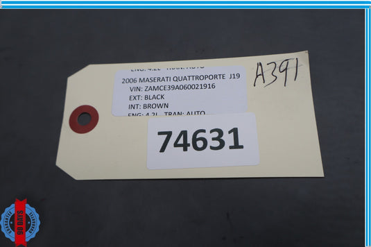 03-13 Maserati Quattroporte M139 Front Left Side Exterior Door Handle Oem