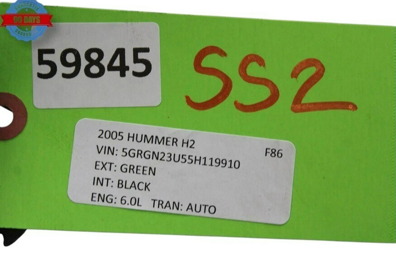 Load image into Gallery viewer, 03-09 Hummer H2 Right Passenger Side Running Board Bar Step Pad 17803467 Oem
