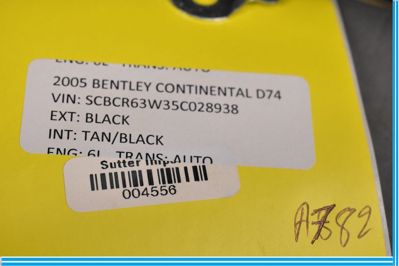 Load image into Gallery viewer, 05-10 Bentley Continental Front Right Passenger Side Seat Cover Trim Oem
