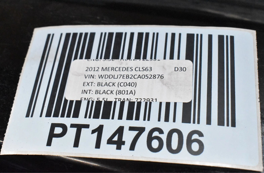 12-18 Mercedes CLS550 CLS63 AMG W218 Left & Right Skirt Rocker Panel Set Oem