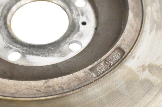 03-18 Bentley Continental Rear Left & Right Disc Brake Rotor Set 4E0615601L Oem