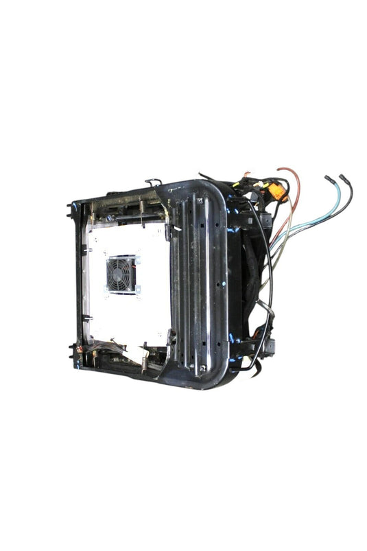 03-13 Maserati Quattroporte Front Left Lower Bottom Seat Rail Frame Black OEM