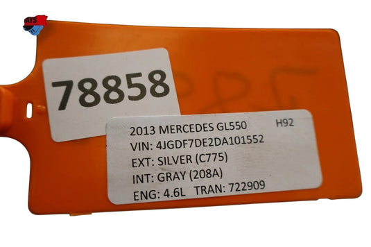 13-16 Mercedes X166 GL450 GL550 Rear Lower Bumper Cover Assembly 1668852325 OEM