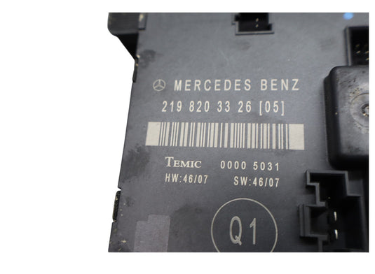 06-11 Mercedes W219 CLS550 CLS500 Rear Left Door Control Module 2198200226 Oem