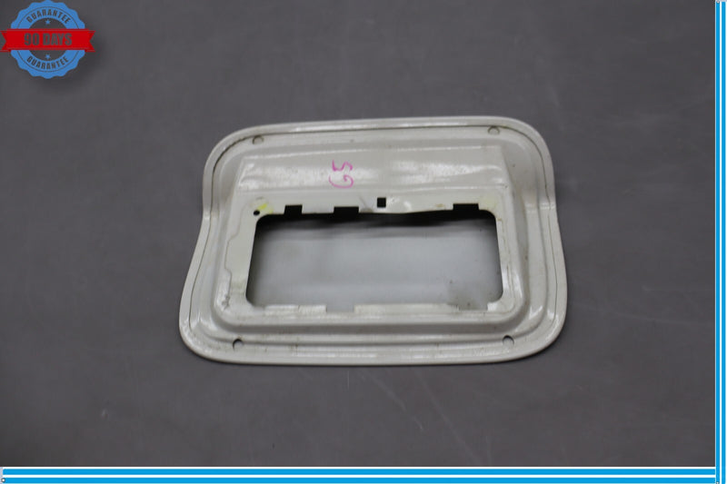 Load image into Gallery viewer, 09-15 BMW 740i 740Li 750i Fuel Tank Door Lid Trim White 51177198167 Oem
