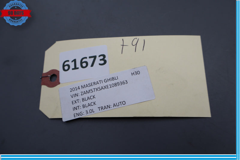 Load image into Gallery viewer, 14-20 Maserati Ghibli Front Left Driver Side Door Window Belt Molding Oem
