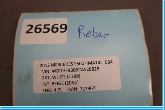 12-18 Mercedes CLS550 E350 Front Right Side Bumper Bracket Shock Absorber Oem