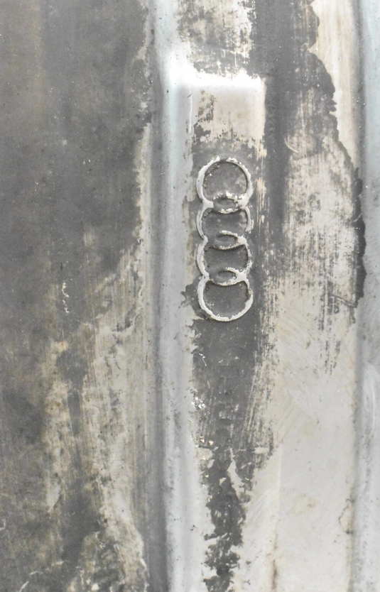 12-17 Audi A6 C7 V6 Rear Left Driver Side Exhaust Muffler w/ Tip 4G0253611 OEM