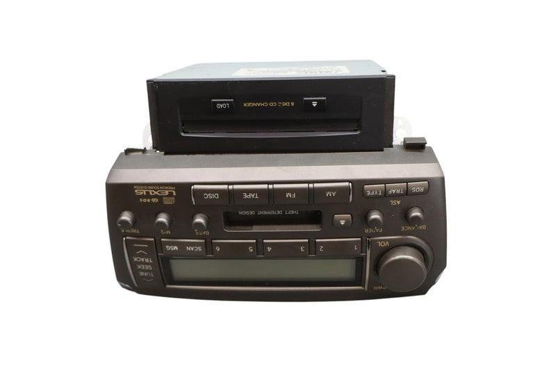 Load image into Gallery viewer, 01-03 Lexus LS430 XF30 Radio CD Player Receiver Head Unit 8612050670 Oem
