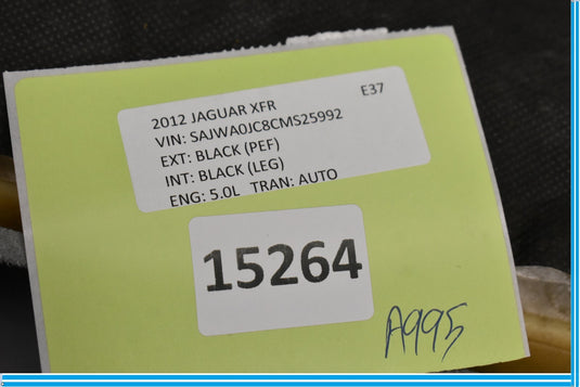 09-15 Jaguar XF XFR Rear Left Driver Side Upper C Pillar Trim Panel Oem