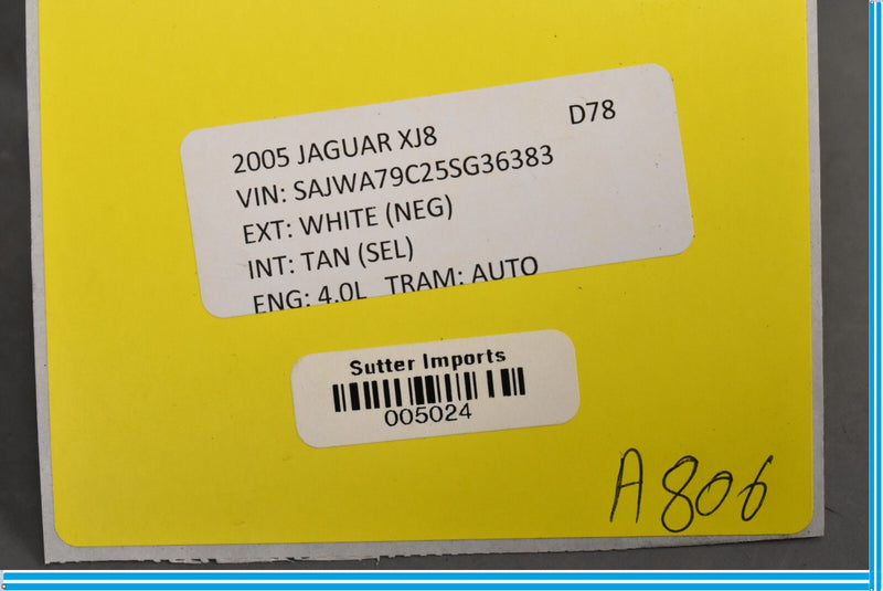 Load image into Gallery viewer, 04-09 Jaguar X350 X358 XJ8 Front Right Passenger Side Interior Door Handle Oem
