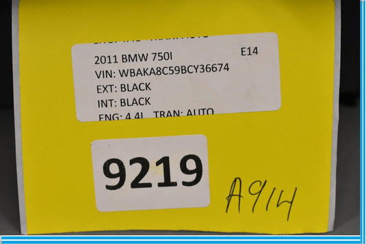 09-15 BMW 750i 750Li Rear Trunk Floor Right Side Storage Compartment Box Oem