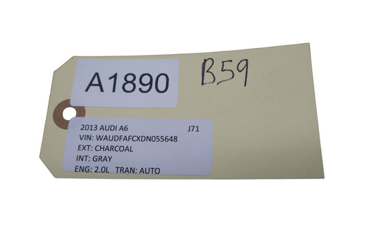 12-18 Audi A6 Quattro Front Left Driver Side Sunvisor Sun Visor Oem