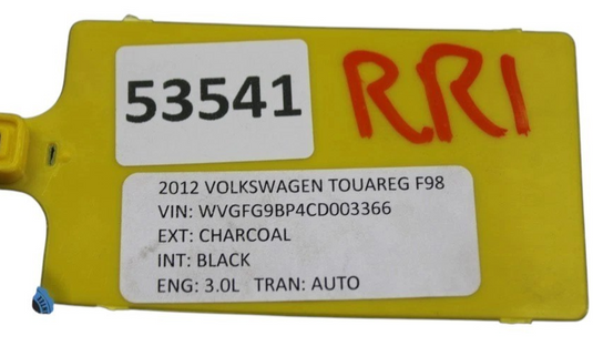 11-17 Volkswagen Touareg Right Side Roof Rail Rack Luggage Carrier Molding Oem